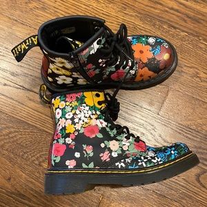 Flowered Dr. Martens